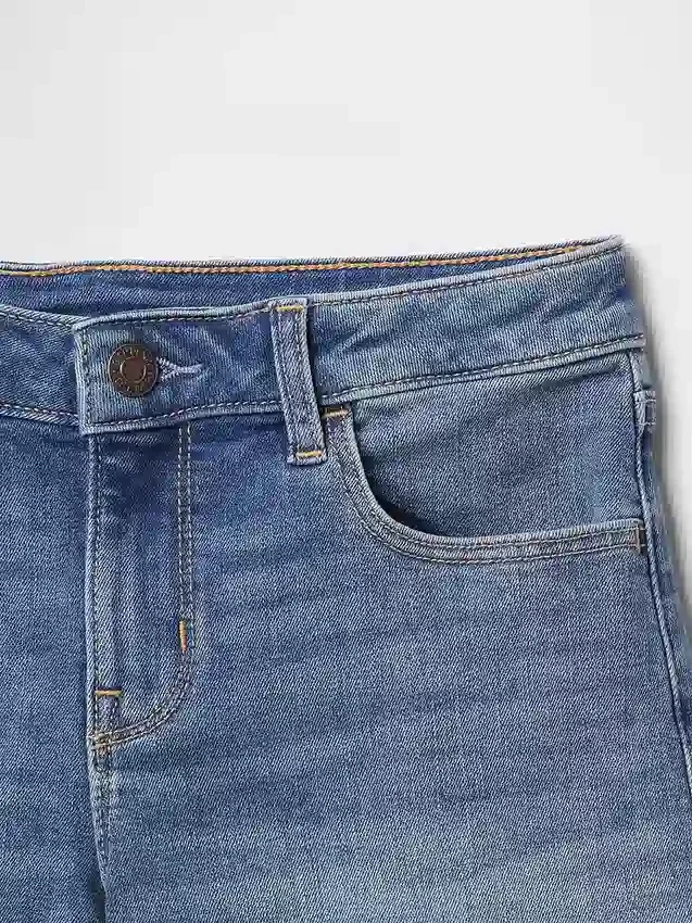 Midi-shorts i denim för barn