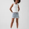 Midi-shorts i denim med ränder för barn