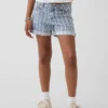 Midi-shorts i denim med ränder för barn