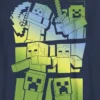 Minecraft-T-shirt för barn med Steve och Alex mot mobbar
