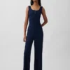 Mini Rib Lace Henley pyjamas-linne