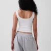 Mini Rib Lace Henley pyjamas-linne