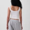 Mini Rib Lace Henley pyjamas-linne