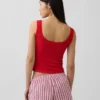 Mini Rib Lace Henley pyjamas-linne