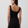 Mini Rib Lace Henley pyjamas-linne