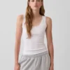 Mini Rib Lace-Trim pyjamaslinne