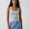 Mini Rib Lace-Trim pyjamaslinne
