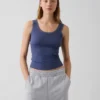 Mini Rib Lace-Trim pyjamaslinne