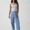 Mini Rib Lace-Trim pyjamaslinne