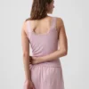 Mini Rib Lace-Trim pyjamaslinne