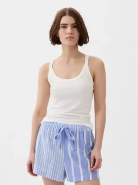 Mini Rib Pj Tank Top