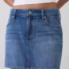 Minikjol i denim