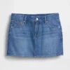 Minikjol i denim
