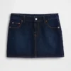 Minikjol i denim