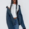 Minikjol i denim