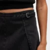 Minikjol i denim med bälte