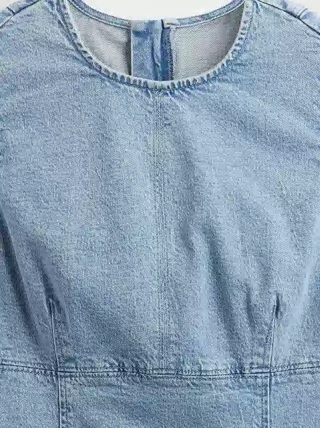 Miniklänning i denim