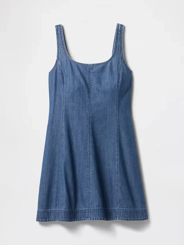 Miniklänning i denim