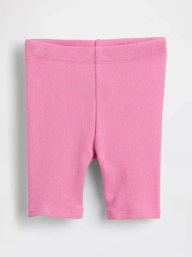 Mix & Match-cykelshorts i ribbad bomull för Baby & Småbarn