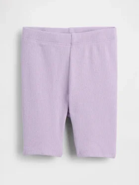 Mix & Match-cykelshorts i ribbad bomull för Baby & Småbarn