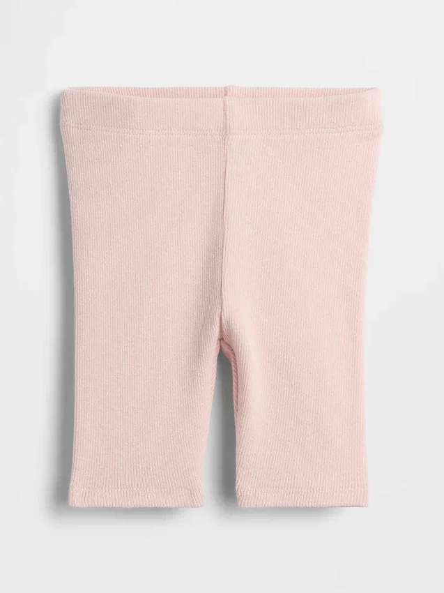 Mix & Match-cykelshorts i ribbad bomull för Baby & Småbarn