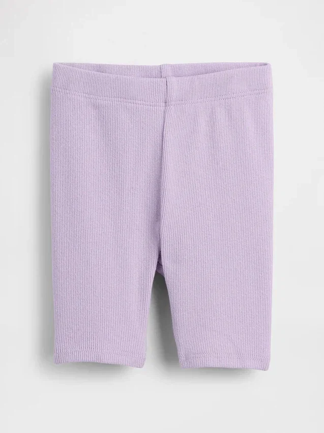 Mix & Match-cykelshorts i ribbad bomull för Baby & Småbarn