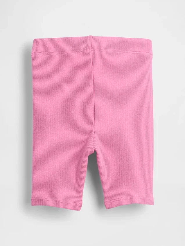 Mix & Match-cykelshorts i ribbad bomull för Baby & Småbarn