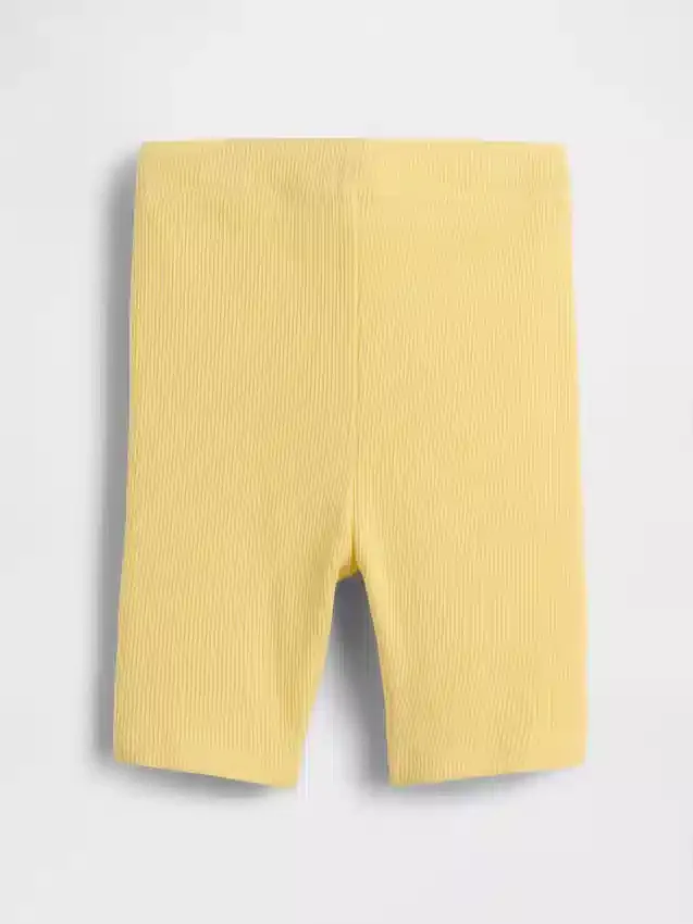 Mix & Match-cykelshorts i ribbad bomull för Baby & Småbarn