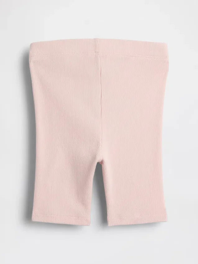 Mix & Match-cykelshorts i ribbad bomull för Baby & Småbarn