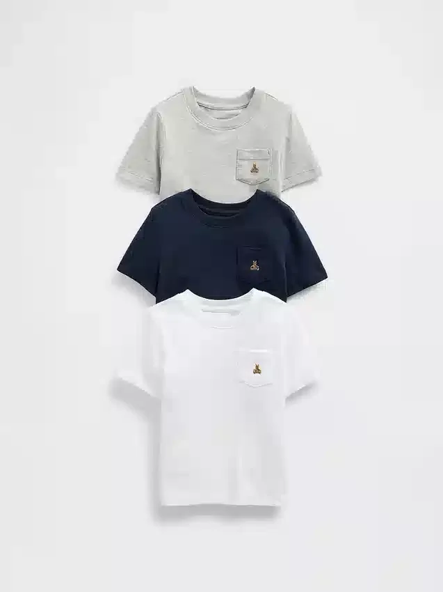 Mix & Match-T-shirt för Baby & Småbarn (3-pack)