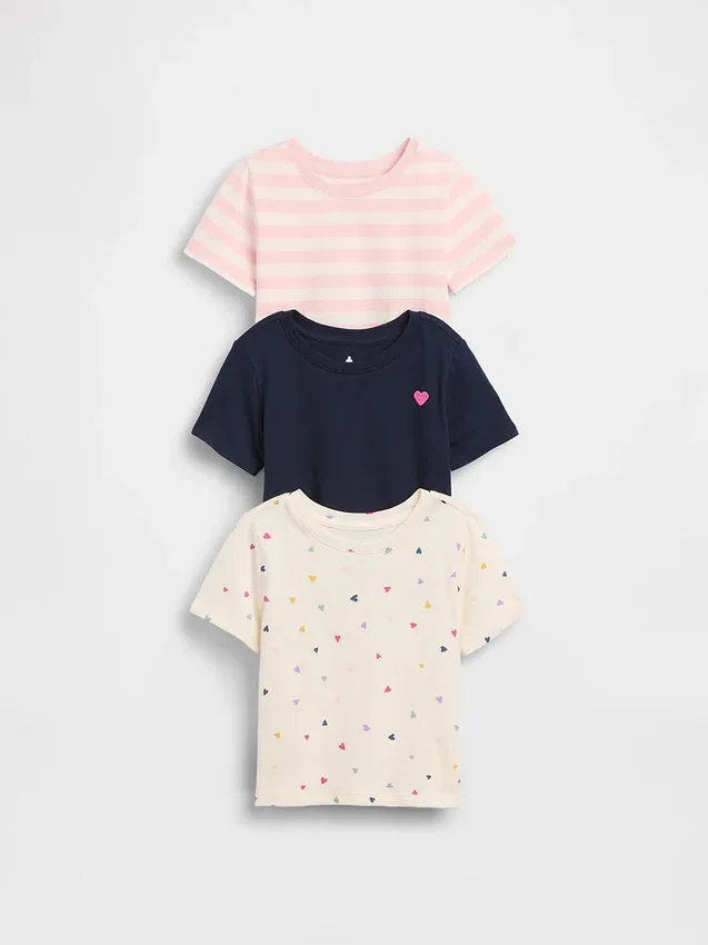 Mix & Match-T-shirt för Baby & Småbarn (3-pack)