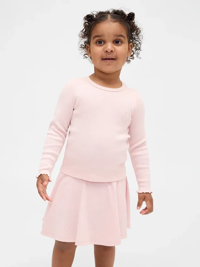 Mix & Match-T-shirt i ribbstickat för Baby & Småbarn
