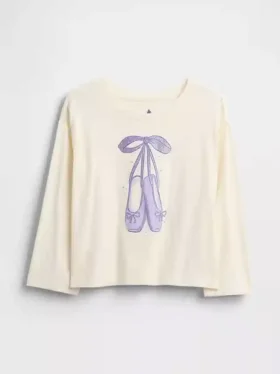 Mix & Match-T-shirt med avslappnad passform och tryck för Baby & Småbarn