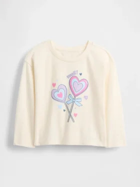 Mix & Match-T-shirt med avslappnad passform och tryck för Baby & Småbarn