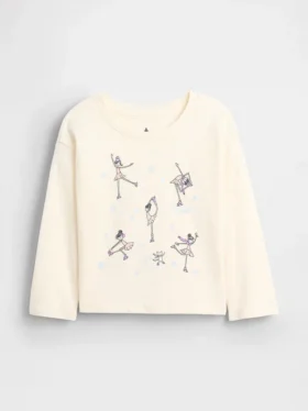 Mix & Match-T-shirt med avslappnad passform och tryck för Baby & Småbarn