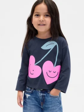 Mix & Match-T-shirt med avslappnad passform och tryck för Baby & Småbarn