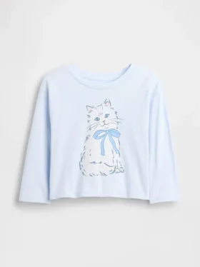 Mix & Match-T-shirt med avslappnad passform och tryck för Baby & Småbarn