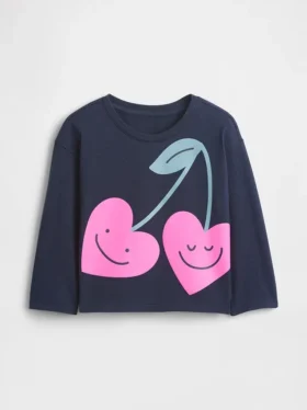 Mix & Match-T-shirt med avslappnad passform och tryck för Baby & Småbarn
