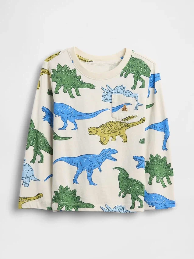 Mix & Match-T-shirt med ficka för Baby & Småbarn