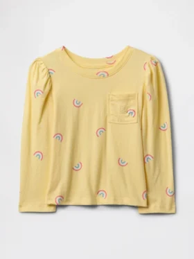 Mix & Match-T-shirt med ficka för Baby & Småbarn