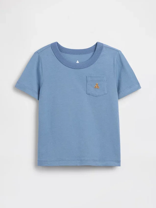 Mix & Match-T-shirt med ficka för Baby & Småbarn