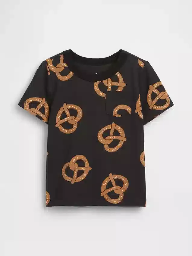 Mix & Match-T-shirt med ficka för Baby & Småbarn
