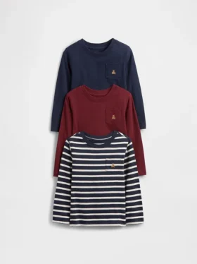 Mix & Match-T-shirt med ficka för Baby & Småbarn