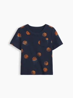Mix & Match-T-shirt med ficka för Baby & Småbarn