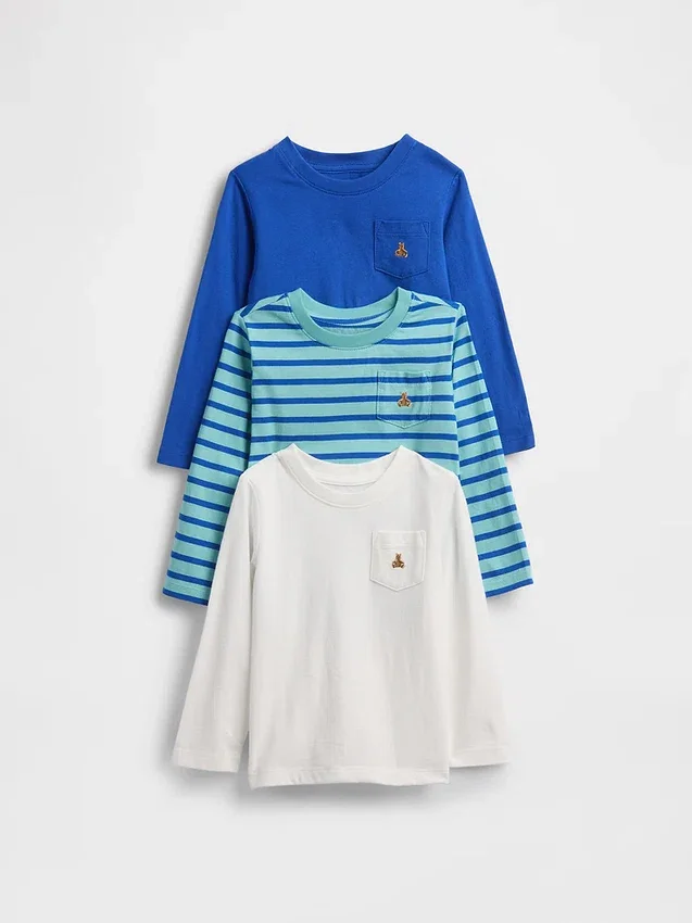 Mix & Match-T-shirt med ficka för Baby & Småbarn
