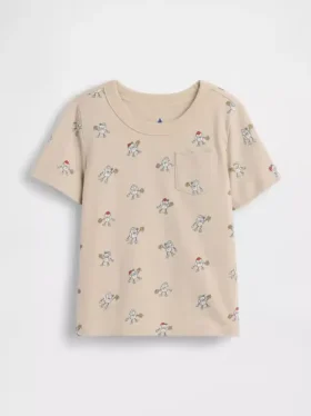 Mix & Match-T-shirt med ficka för Baby & Småbarn