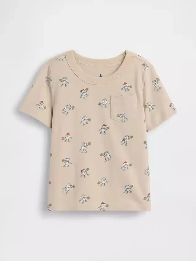 Mix & Match-T-shirt med ficka för Baby & Småbarn