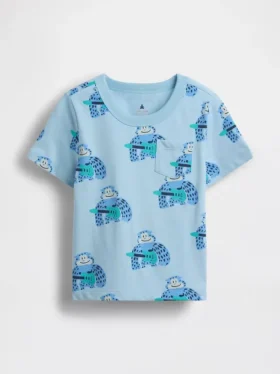 Mix & Match-T-shirt med ficka för Baby & Småbarn