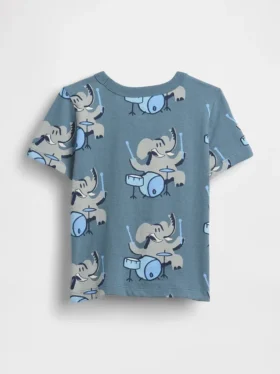 Mix & Match-T-shirt med ficka för Baby & Småbarn