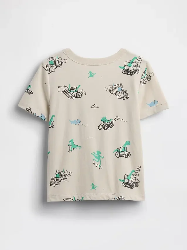 Mix & Match-T-shirt med ficka för Baby & Småbarn